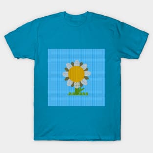 Embroidered Flower 4 T-Shirt